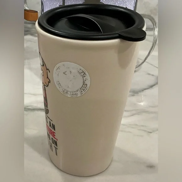 Charlie Brown & Snoopy Hallmark Travel Mug NWOT - Picture 3 of 8